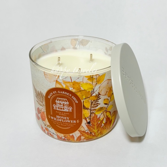 HONEY WILDFLOWER 3 Wick Candle - Picture 2 of 3